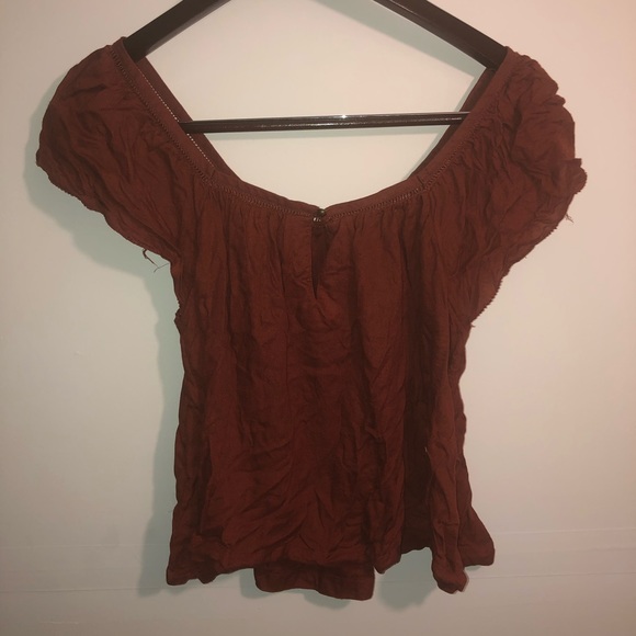 Mossimo Brown Blouse - Picture 2 of 5